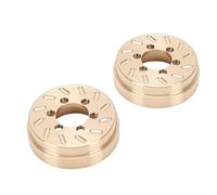 Bnineteenteam Contrapeso de Latón RC, Pesos de Disco de Freno de Alta Densidad para Ruedas de Orugas RC de 1,9 2,2 Pulgadas, Mejora la Estabilidad y Reduce la Vibración para Vehículos Todoterreno