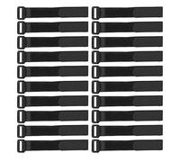 Bnineteenteam Correas para Caña de Pescar, Amarres de Nailon con Gancho y Bucle para Transporte Seguro de Aparejos de Pesca, 20 Piezas