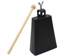 Bnineteenteam Cow Bell with Stick, 6inch Metal Cow Bell Noisemaker para batería Juego de percusión
