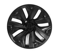 Bnineteenteam Cubierta de Llanta Completa para Cubo de Rueda de 4 Piezas, Tapacubos de Rueda de 19 Pulgadas, Cubiertas de Llanta de Ruedas con Tapacubos Negro Brillante, Reemplazo para el