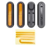 Bnineteenteam Cubierta Decorativa De La Rueda Delantera Trasera, Cubierta Decorativa De ABS con Kit De Pegatinas Reflectantes Compatible con M365 / Pro / PRO2