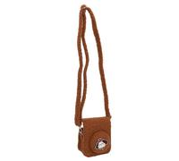 Bnineteenteam de Cámara de Felpa, Pequeña Bolsa de Almacenamiento Portátil Linda Funda Protectora de Felpa con Cuerda Colgante, Apto para una Cámara Instantánea de Mini 12 (Brown)