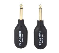 Bnineteenteam de Guitarra Inalámbrico, Transmisor y Receptor de Batería Incorporado de 2,4 GHz, de Trabajo de 30 M para Músicos de Guitarra, bajo, Violín y Teclados