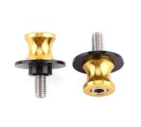 Bnineteenteam Deslizadores de Columpios Traseros de Soporte Trasero Altamente Duradero de CNC, Bobinas de Oscilación de 2 Piezas de 6/8/10 Mm con Labios Elevados para un Rendimiento de Larga (Oro de