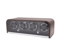 Bnineteenteam Enrollador de Reloj, Caja de Reloj Giratoria Automática con Luz LED, Rotador Silencioso de 5 Modos para Caja de Almacenamiento de Relojes Automáticos