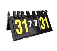 Bnineteenteam Flipper de Marcador, Marcador de Mesa Portátil de Cuatro Dígitos ABS para Actividades de Tenis y Bádminton