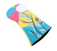 Bnineteenteam Funda para Cabeza de Palo de Golf, Piel Sintética con Forro de Felpa, Funda para Cabeza de Conductor Bordada para Bolsas de Golf para Hombres y Mujeres (#3-5F)