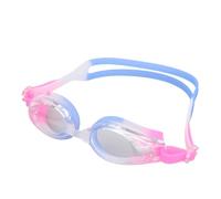 Bnineteenteam Gafas de Natación de Falda de Silicona Suave con Recubrimiento Anti-fog, Puente de Nariz Ajustable, Ideal para Nadadores Principiantes, Ajuste Universal para Todas las Edades