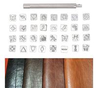 Bnineteenteam Herramienta Perforadora de Cuero, Kit de Estampado de Animales y Plantas de Aleación de Zinc, 32 Piezas para Entusiastas de las Manualidades (aleación de zinc)