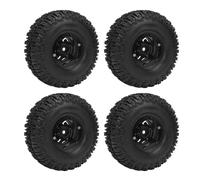 Bnineteenteam Juego de Neumáticos para Ruedas de Oruga RC, Bujes de Rueda de Aleación de Aluminio de Primera Calidad, Tracción y Estabilidad Mejoradas, Accesorios de Coche con Control Remoto para