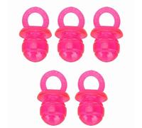 Bnineteenteam Juguetes para Masticar para Perros, Chupete Duradero para Dentición para Perros Pequeños, Paquete de 5 con Funcionalidad de Limpieza de Dientes, Ideal para Cachorros en Casa (Rojo)