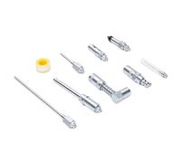 Bnineteenteam Kit Adaptador de Engrase de Conexión Rápida, Accesorio de Conexión Rápida de Acero con Operación sin Fugas para Automóviles, Camiones, Equipos Agrícolas, Maquinaria Industrial,