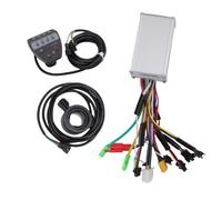 Bnineteenteam Kit de Controlador de Bicicleta Eléctrica Controlador de Motor Sine Wave 3 con Medidor LED para 36V 48V 250W 350W Motores sin Escobillas