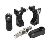 Bnineteenteam Kit de Eslabones de Bajada Ajustables para ATV, Eslabón de Caída de Aleación de Aluminio para 350 350R 660 660R 700 700R, con Fácil Instalación para Motocross y Senderos (BLACK)