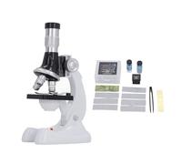 Bnineteenteam Kit de Microscopio para Niños, 100X 600X 1200X Ampliación Microscopio Lupa con 3 Lentes Objetivo para Experimentos Científicos, Educación Familiar y Regalos Ideales para Niños y Adultos