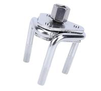 Bnineteenteam Llave de Filtro de Aceite Ajustable, Diseño de 3 Mandíbulas de Acero Resistente, Herramienta Universal para Automóviles, Camiones, SUV, Tractores, Motocicletas con Accionamiento de 3/8