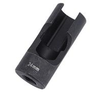 Bnineteenteam Llave para Tuercas de Línea de, Accionamiento de 1/2 Pulgada, Acero Al Cromo Vanadio, Toma de Eficiente para Sujetadores en Líneas de Inyectores, Tubos Doblados, Sensores EGT (24mm)