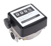 Bnineteenteam Medidor de Flujo Mecánico, Compilación Robusta de Aluminio ABS, Pantalla Clara de 4 Dígitos, Solución Rentable, Monitoreo Preciso de, Proceso de Instalación Simplificado, Compatible con