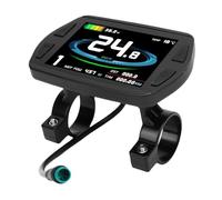Bnineteenteam Medidor de Motos de Nieve, Pantalla LCD Guente de Motos de Nieve Velocador a Prueba de Agua Pantalla de Potencia de Potencia de Millaje de Velocidad, Instalación Fácil, de Color LCD de
