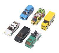 Bnineteenteam Modelo de Coche de Aleación 1:64 de 6 Piezas, Kits de Modelos de Vehículos Interactivos Educativos para Niños