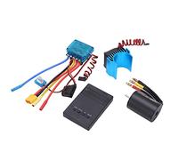 Bnineteenteam Motor sin Escobillas, Conjunto Combinado ESC Impermeable 120A, Ventilador de Refrigeración de 3600KV para Coche y Camión RC 1:10 1:8
