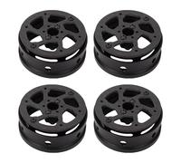 Bnineteenteam Neumáticos RC Buje de Ruedas de Fibra de Carbono Liviano 2.2 Pulgadas 4 Piezas de Alta Resistencia para 1/10 RC Crawler Car Upgrade Kit Estabilidad de Escalada Todoterreno