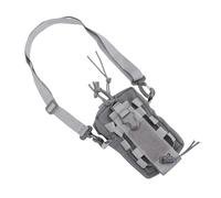 Bnineteenteam Packle de Cintura Ajustable de Cintura para Botellas de Agua para Caminar Deportes Al Aire con Material de Nylon Almacenamiento Versátil para Teléfono (Grey)