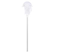 Bnineteenteam Palos de Lacrosse, Palo de Lacrosse Completo de 30 Pulgadas con Bolsillo de Malla y Antideslizante para Hombres, Eje de Aluminio de Aviación para Mayor Control y Durabilidad en (White)