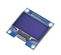 Bnineteenteam Pantalla OLED de 1,3 Pulgadas, Módulo SSH1106 Autoluminoso, Resolución de 128x64 para Proyectos