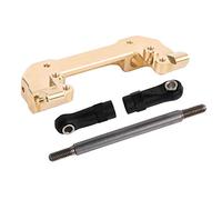 Bnineteenteam Parachoques Delantero, Latón RC Coche Parachoques Soporte Barra de Acoplamiento Conjunto para Axial SCX10 III AX 103007 Escala 1/10 Crawler