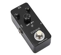 Bnineteenteam Pedal de Efecto de distorsión de Carcasa de Metal Completo para Guitarra eléctrica, Pedal de Guitarra de Efecto Mini con derivación verdadera