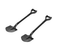 Bnineteenteam Piezas RC, 2 Piezas de Herramientas de Pala RC de Aleación para Orugas 1:10 con Diseño Realista y Fácil Instalación para Aficionados (Black)