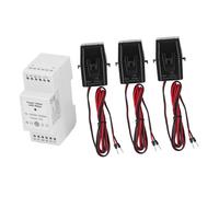 Bnineteenteam Pinza Amperimétrica Trifásica, Monitor de Energía Doméstico WiFi con Material ABS, Monitoreo en Tiempo Real, Control por Voz, Compatible con Sistemas Domésticos Inteligentes