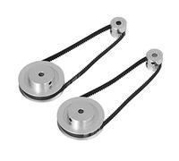 Bnineteenteam Polea Loca de Correa de Distribución, Juego de Ruedas Síncronas de Aluminio de 20 Dientes 60 Dientes con Correa para Impresoras 3D y Máquinas CNC (Diámetro interior de 5 mm / 0,2 pulg.)