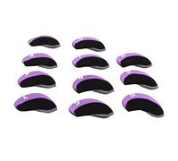 Bnineteenteam Protector de Neopreno para Cabeza de Palo de Golf, 11 Uds., Juego de Cubierta de Hierro Duradero para Entusiastas del Golf (Purple)