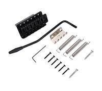 Bnineteenteam Puente de Guitarra, Puente de de Tremolo de aleación de Zinc Puente Tremolo Double Locking para Guitarra Eléctrica de 6 Cuerdas