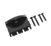 Bnineteenteam Puente de Guitarra sin Cabeza, Pieza de Repuesto de 4 Cuerdas de Metal Negro con Tornillos de Montaje para Accesorios de Guitarra Eléctrica