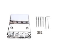 Bnineteenteam Puente para bajo de 4 Cuerdas, Cordal de Estilo Vintage de Aleación de Zinc, Calidad Tonal Mejorada para Bajos de Jazz y Bajos Eléctricos