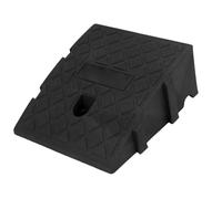 Bnineteenteam Rampa de Acera de 2 Piezas, 13 Cm de, Capacidad de Carga de 4409 Libras, Rampa de PE Resistente con Superficie Antideslizante y Diseño Entrelazado, para Motocicletas, (Black)