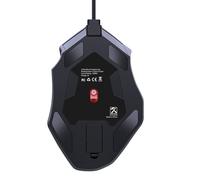 Bnineteenteam Ratón para Juegos, Ratón para Juegos RGB con Cable con 12800DPI, 12 Botones Programables para PC para Competitivos