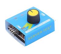 Bnineteenteam RC Servo Tester, Comprobador de Controlador de Velocidad Electrónico Multifuncional para Automóviles y Aviones RC, 3 Canales con Ajuste Manual de Ancho de Pulso y Alta Estabilidad para