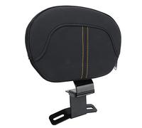 Bnineteenteam Respaldo Universal para Asiento de Pasajero, Piel Sintética Suave con Cojín de Esponja para Motocicleta, Respaldo Extraíble con Marco de Metal Resistente (YELLOW)