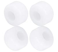 Bnineteenteam Rueda de monopatín, 4 Piezas/Juego de Alta Elasticidad PU Fish Board Ruedas de Skate Rueda de monopatín de Repuesto(Blanco)