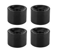 Bnineteenteam Ruedas de Patineta de 70x51 Mm, Rueda de Tablero de 4 Pcs de Largo para Amantes de Patinaje, Excelente Rodamiento de Carga para un Viaje Suave (Black)
