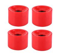 Bnineteenteam Ruedas de Patineta de 70x51 Mm, Rueda de Tablero de 4 Pcs de Largo para Amantes de Patinaje, Excelente Rodamiento de Carga para un Viaje Suave (Rojo)
