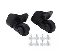 Bnineteenteam Ruedas de Reparación de Lanzadores de 2 Pcs, Ruedas Giratorias de Equipaje, Rueda con Múltiples Tornillos para Reparación de Maletas Piezas de Repuesto