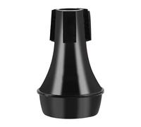 Bnineteenteam Silenciador de Trompeta, Silenciador de Práctica de Plástico ABS con Reducción de Sonido de Esponja para Principiantes, Interpretación de Instrumentos (BLACK)