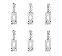 Bnineteenteam - Sillines de Puente de Guitarra eléctrica (6 Unidades, con Muelle de Tornillo para Guitarra eléctrica)