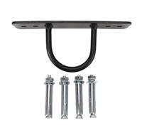 Bnineteenteam Soporte de Montaje en Techo de Pared de Hierro con Anclaje de Cuerdas de Batalla, Capacidad de 300KG para Equipos de Boxeo y Fitness, Gimnasio en Casa