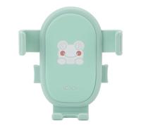 Bnineteenteam Soporte para Teléfono de Bicicleta, Soporte para Teléfono de Motocicleta de PVC ABS de Rana Verde con de Espejo para Scooter Eléctrico, de Navegación con Absorción de Golpes de